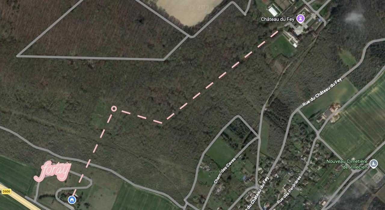Walking route — Domaine Foray ↔ Château du Feÿ